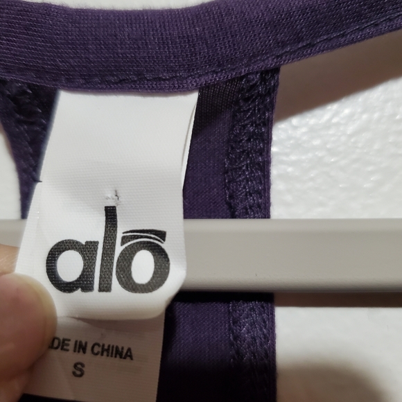 Alo Yoga Surplice Tee Back Long Sleeve Yoga Top - Picture 3 of 7